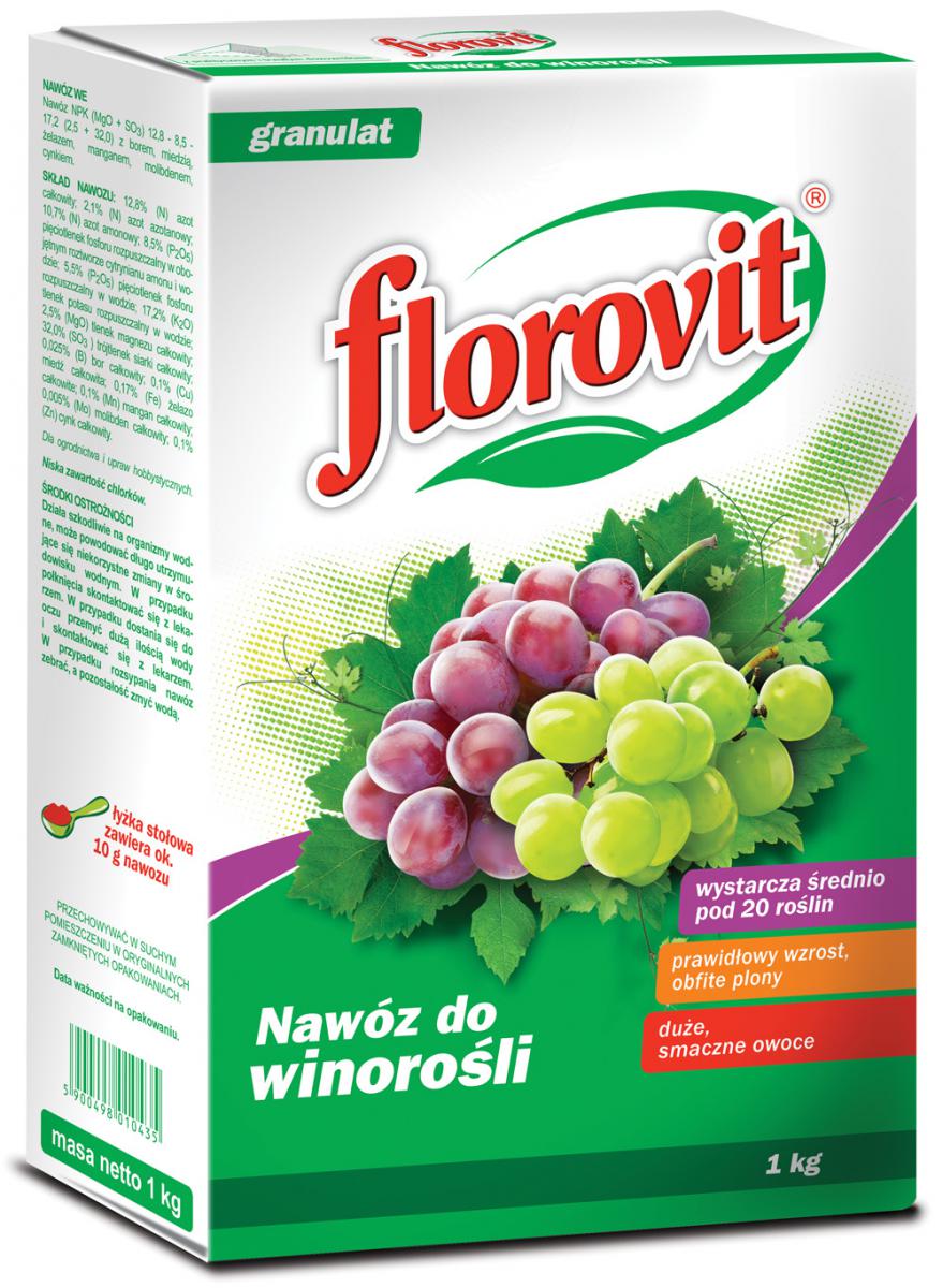 Добриво для винограду 1 кг (коробка). FLOROVIT